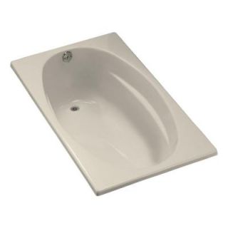 KOHLER Proflex 5 ft. Reversible Drain Bathtub in Almond K 1142 47