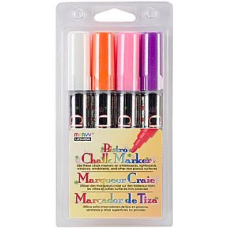 Uchida Bold Point Water Based Marker, Assorted, 4/Pack