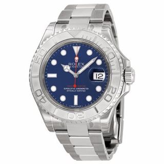 Rolex Mens Yacht Master Blue Dial Watch   17978705  