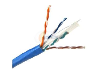 WELTRON T2404L6P BL 1000 ft. Cat 6 Blue UTP 550 MHz Solid Plenum Cable