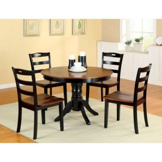 Furniture of America Zendell Two tone 5 piece Dining Set   15342531