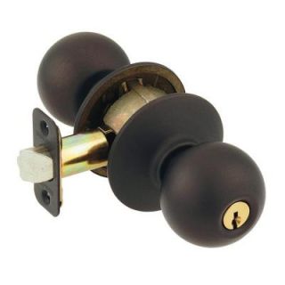 Schlage Orbit Keyed Entry Knob Oil Rubbed Bronze DISCONTINUED F51 ORB 613