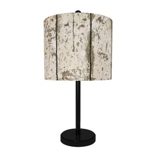 Illumalite Designs 24 in Black Indoor Table Lamp with Shade