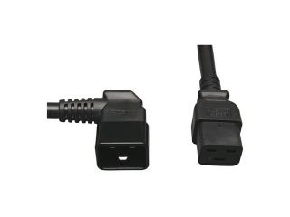 Tripp Lite Model P036 002 20LA 2 ft. 12AWG Heavy Duty Power cord (IEC 320 C19 to IEC 320 C20 Left Angle)