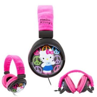 Hello Kitty Foldable Plush Headphones