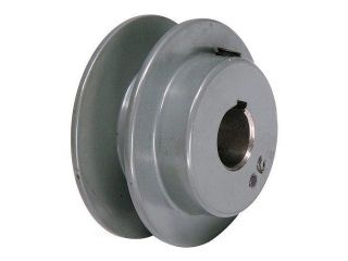 TB WOOD'S BK2512 V Belt Pulley, 1/2"Fixed, 2.65"OD, Iron