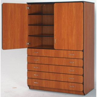 Illusions 72 General Storage Shelf Cabinet with Three Adjustable