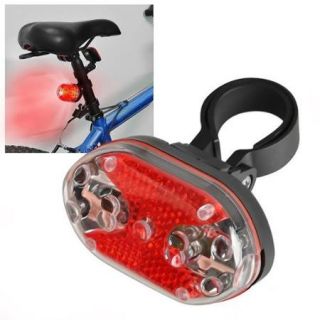Insten 9 LED Bike Bicycle Taillight Tail Rear Light Red Warning Signal 7 Flashing Modes Biking Safety Lamp