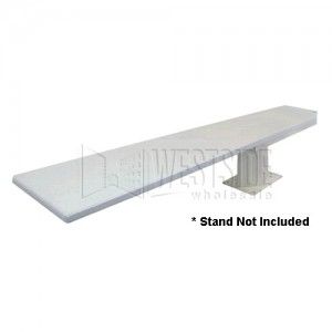 S.R. Smith 66 209 610S2 10 Ft Frontier III Commercial Diving Board Only  Radiant White