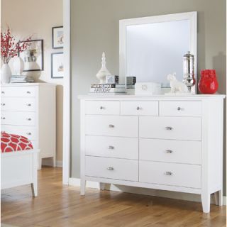Signature Design by Ashley Langlor 9 Drawer Dresser with Mirror