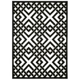 Nourison  Ultima Ivory/Black 7 ft. 6 in. x 9 ft. 6 in. Area Rug 278272