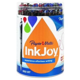 Paper Mate InkJoy 550 RT Assorted Ballpoint Retractable Pen (Pack of