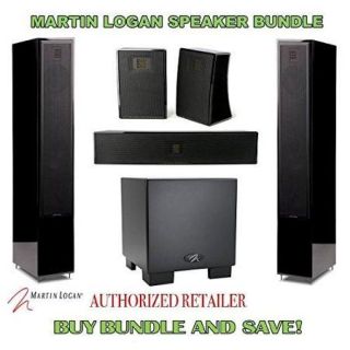 MartinLogan Motion40 Speaker Package Plus Dynamo 700 Wireless Subwoofer