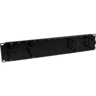 StarTech 2U Double Sided Horizontal Cable Management Panel with F