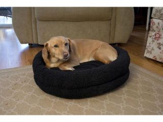 Iconic Pet 91784 S Polyester Snuggle Bed, Black   Small