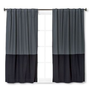 Colorblock Twill Light Blocking Curtain Panel   Pillowfort™