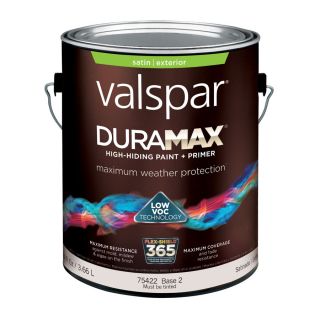 Valspar Duramax Duramax Base 2 Satin Latex Exterior Paint (Actual Net Contents 124 fl oz)