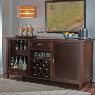 Wine Enthusiast Companies Firenze 13 Bottle Wine and Spirits Credenza