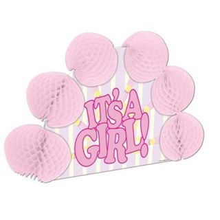 Beistle 57692 Its A Girl Pop Over Centerpiece Pack of 12