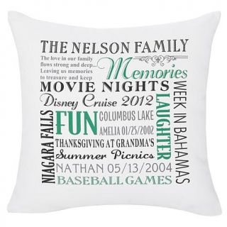 Personal Creations Personalized "Remember When" Family Pillow   7703815