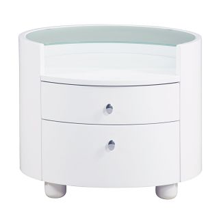 Emily/ Evelyn Glass Top Nightstand   Shopping   Great Deals