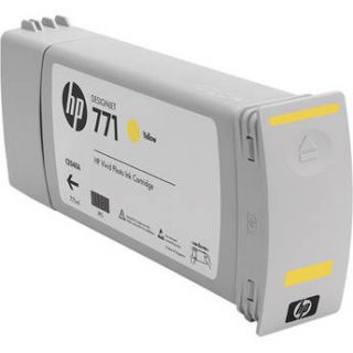 HP 771 Yellow Designjet Ink Cartridge (3 Pack) CR253A