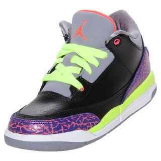 Girls Preschool Air Jordan Retro 3 Basketball Shoes   441141 039