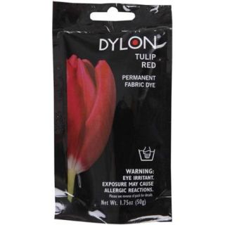 Dylon Permanent Fabric Dye 1.75 Ounce Tulip Red