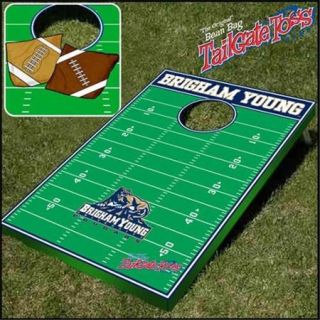 Wild Sales WS 5CFB D BYU Brigham Young Cougars Tailgate Toss Cornhole Beanbag Game