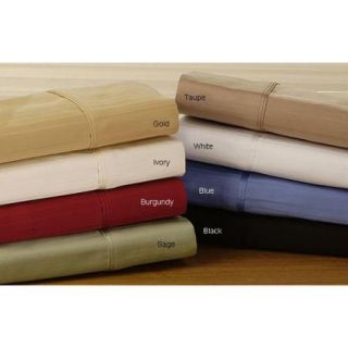 Egyptian Cotton 800 Thread Count Striped Pillowcase Set Standard / Taupe
