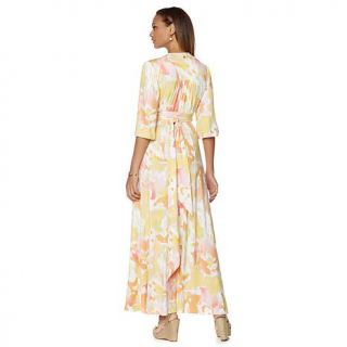 Melissa McCarthy Seven7 Kimono Sleeve Maxi Dress   Missy   7996201