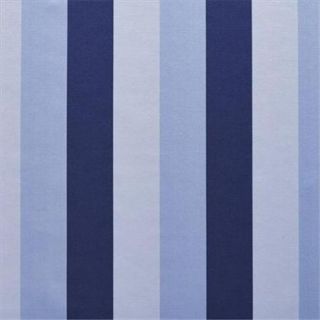 Designer Fabrics U0110F 54 inch Wide Navy And Light Blues Thick 3 Color Stripes Silk Satin Upholstery Fabric