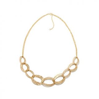 Sevilla Gold™ 14K Textured & Hammered Link 18" Necklace   8049184