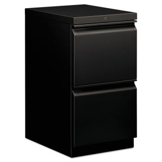 HON Efficiencies Black Mobile Pedestal File with One File/ Two Box
