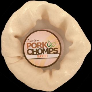 Premium Pork Chomps 6 Baked Pork Skin Bagel 933015