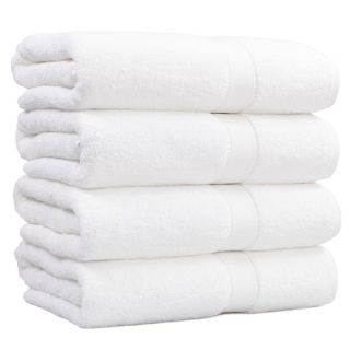 Authentic Hotel and Spa Turkish Cotton Bath Towel (Set of 4