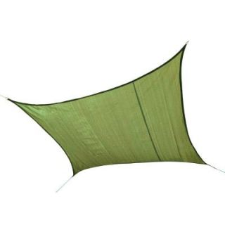 ShelterLogic 16 ft. x 16 ft. Lime Green Square Heavy Weight Sun Shade Sail (Poles Not Included) 25677