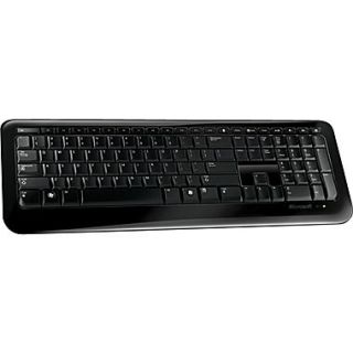 Microsoft Wireless Keyboard 800, USB Wireless Keyboard, Black (2VJ 00001)