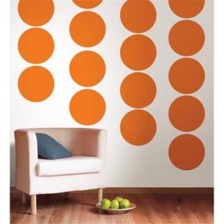 WallPops WP0261 Totally Orange Dot Pack Wall Decals