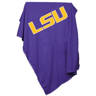 NCAA LSU Sweatshirt Blanket by Logo Chairs