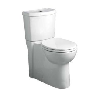 American Standard Studio Dual 2 piece 1.6 GPF Dual Flush Round Toilet in White 2795204.020