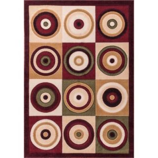Well Woven Dulcet Commerce Multi 5 ft. x 7 ft. 2 in. Modern Geometric Area Rug 18835