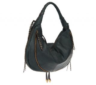 orYANY Leather Jasmine Multi Zipper Hobo Bag —