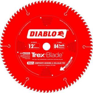 Diablo 12 in. x 84 Tooth Trex/Composite Material Cutting Saw Blade D1284CD