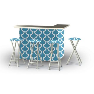 Best of Times Fun with Fins Portable Patio Bar with Stools   18326672