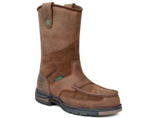 GEORGIA G4603 10" ST WP Athens Brown Boots Shoes Mens 8