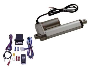 4 Inch Linear Actuator Kit:12 v w/ 225 lbs max load:Includes Wiring Switch Kit