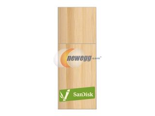 SanDisk 8GB Cruzer Bamboo USB Flash Drive (SDBAMBOO 008G B35S)