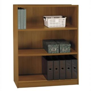 Bush Universal 48"H 3 Shelf Wood Bookcase in Royal Oak   WL12445 03