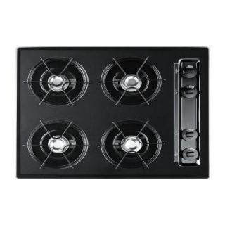 Summit Appliance 24 in. Recessed Surface Gas Cooktop in Black DISCONTINUED TTL03